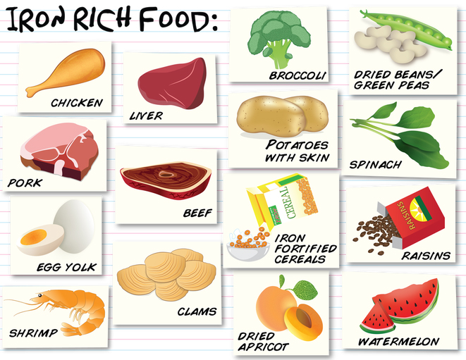 Iron rich foods