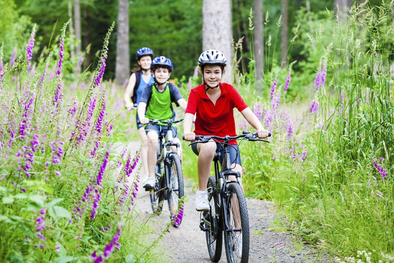 Family activity - biking